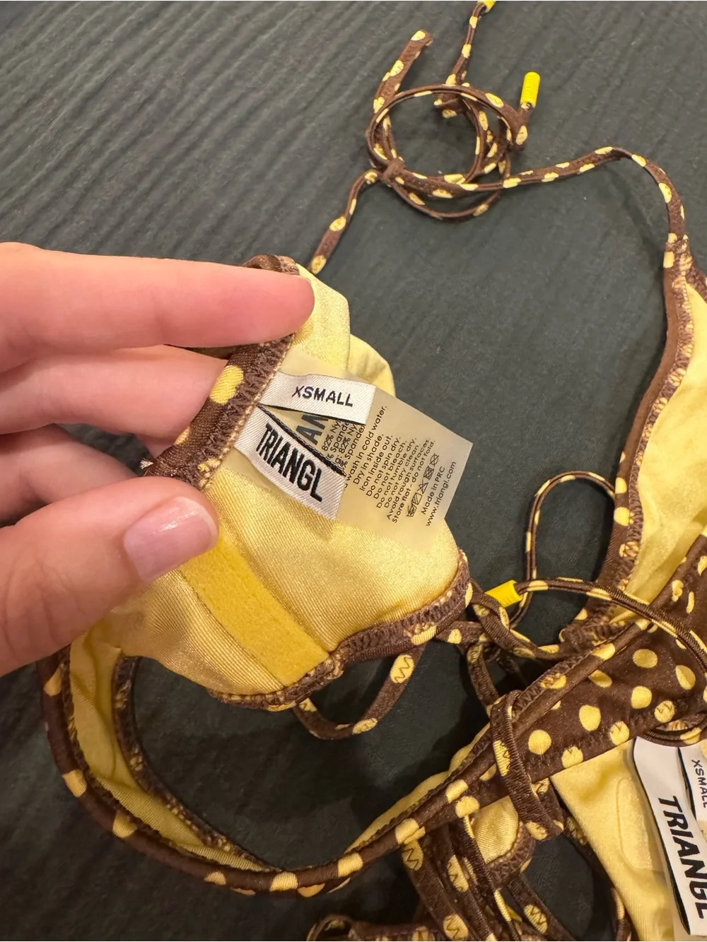 triangl swimwear sofi cookie halter bikini set